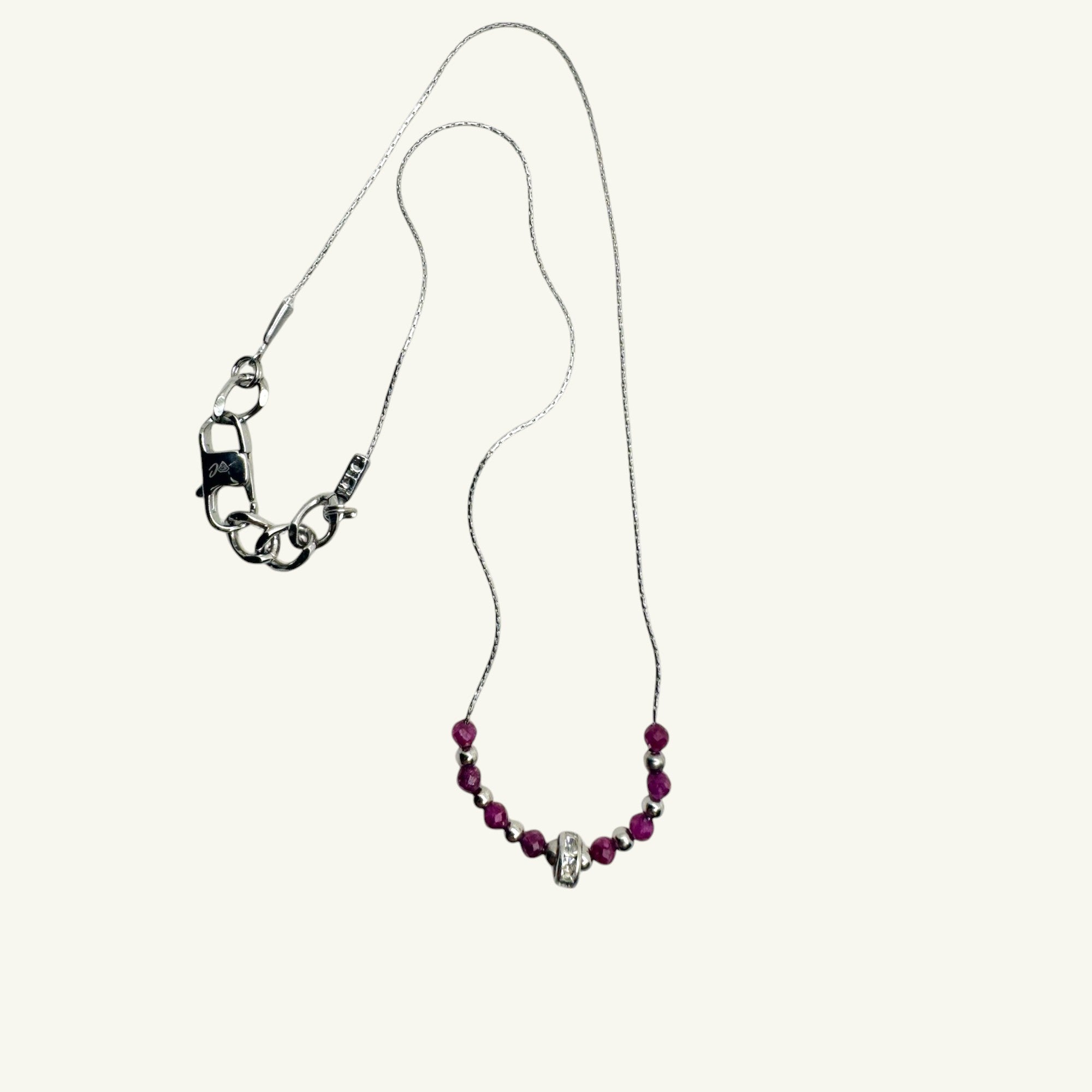 Choker radice di rubino Sharifa Crystals
